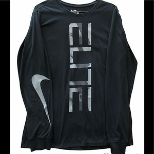 Nike, long sleeve, Large, Black